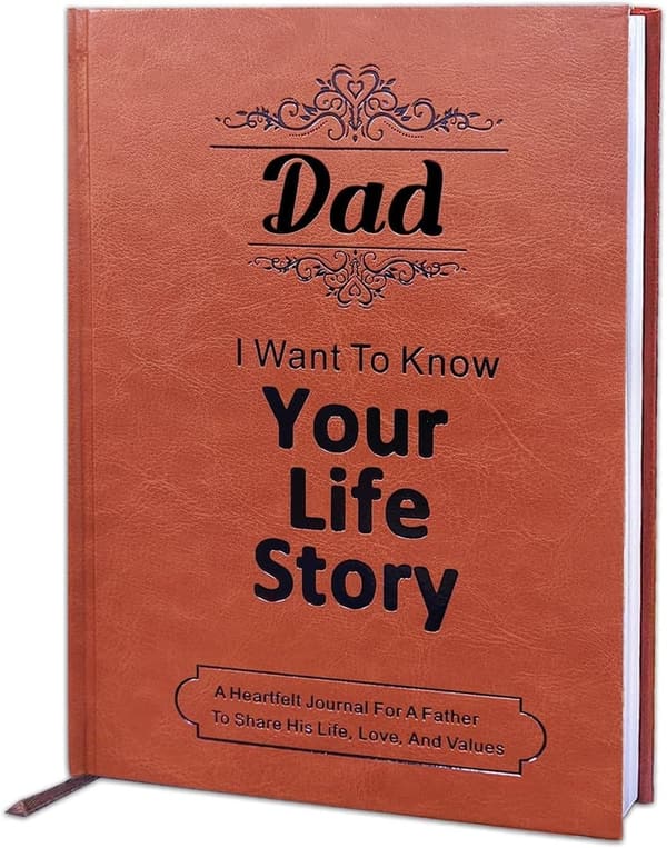 Father's Day Guided Journal for Dad - Life Story Book Gift