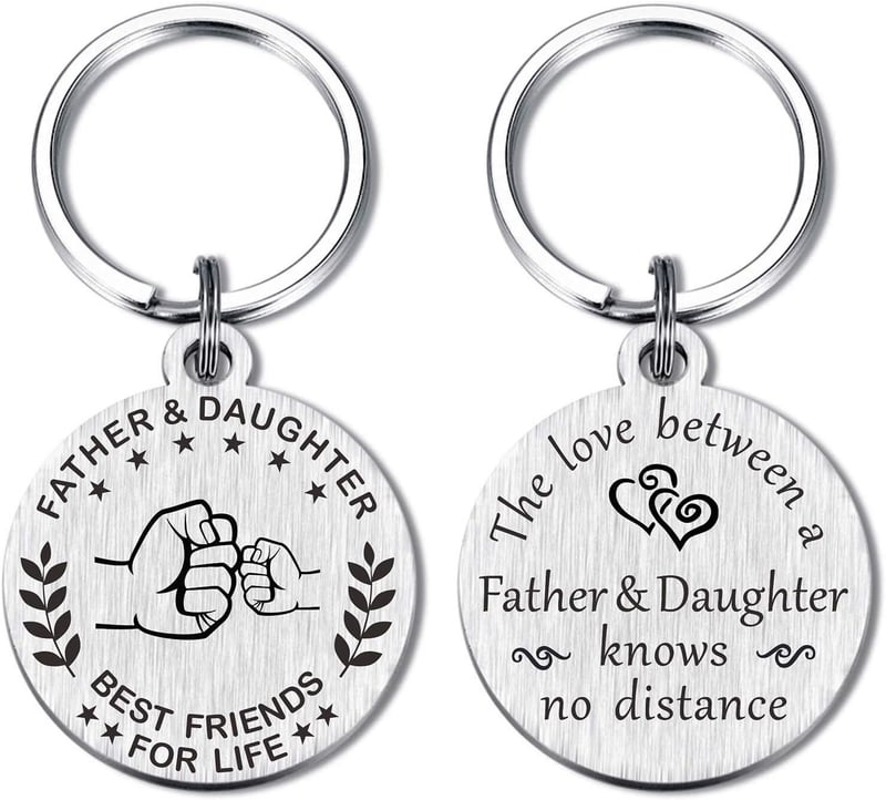 Father's Day Keychain Gift for Dad from Kids