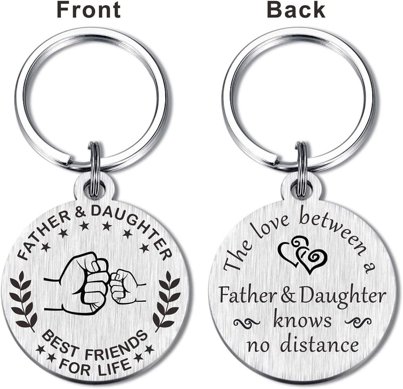 Father's Day Keychain Gift for Dad from Kids