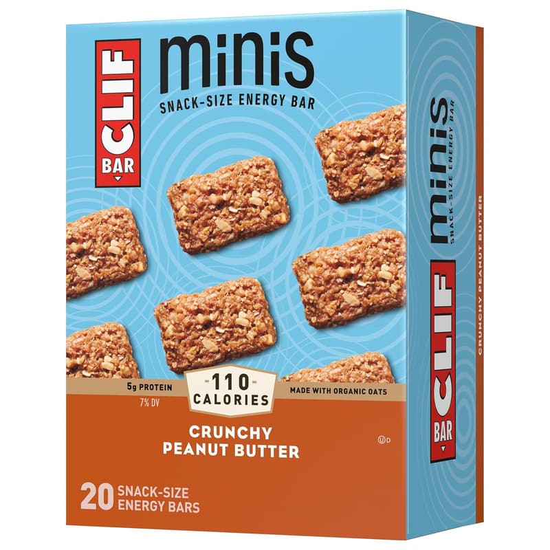 Plant-Based Crunchy Peanut Butter Snack Bars - 20 Pack
