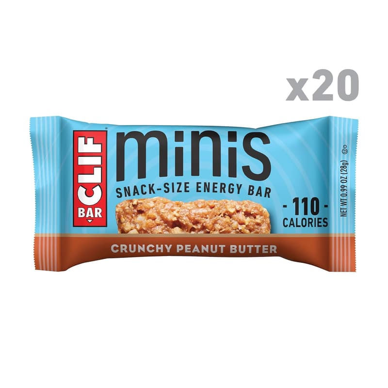 Plant-Based Crunchy Peanut Butter Snack Bars - 20 Pack