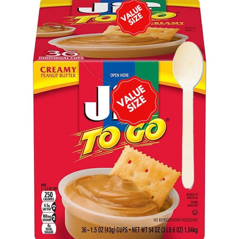 Creamy Peanut Butter Cups - 36 Count with Spoon