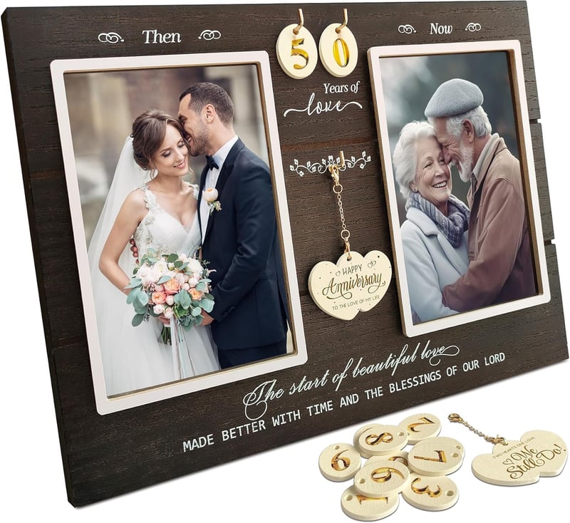 Anniversary Picture Frames for Couples - 