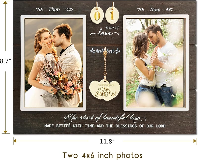 Anniversary Picture Frames for Couples - 