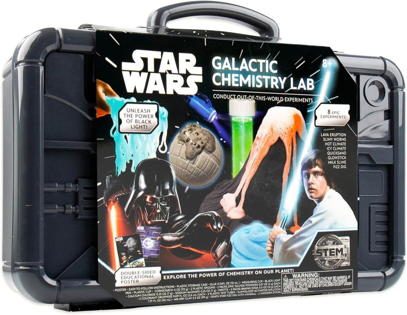 Star Wars Science Kit for Kids - 8 Experiments & DIY Lightsaber