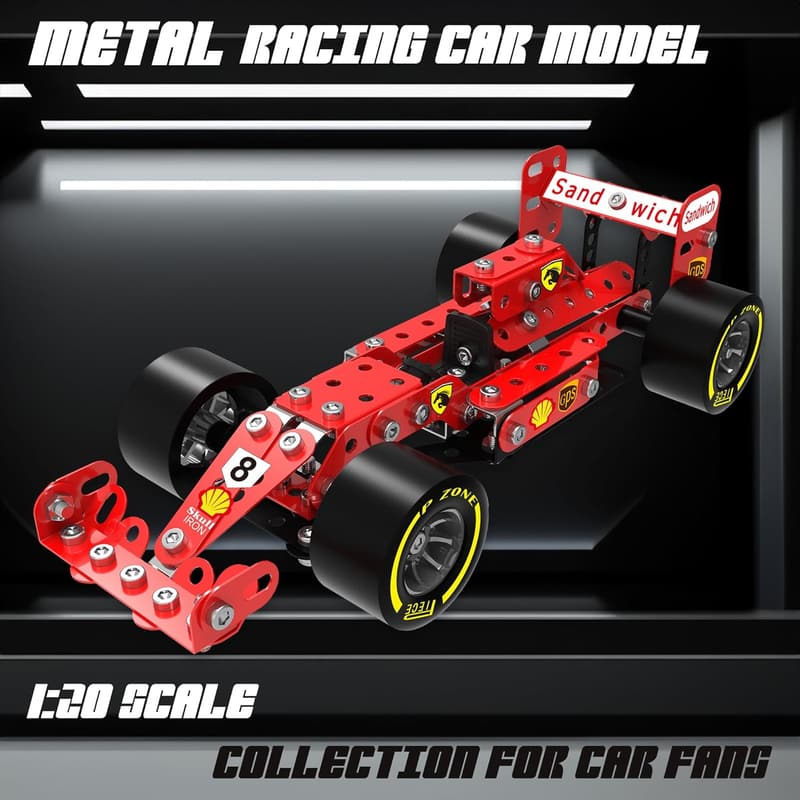 DIY Model Car Building Kit for Kids 8-12 - Birthday Gift
