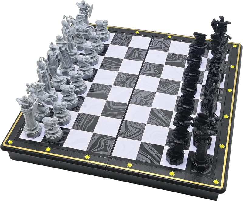 Harry Potter Magnetic Chess Set - Foldable Board & 32 Pieces