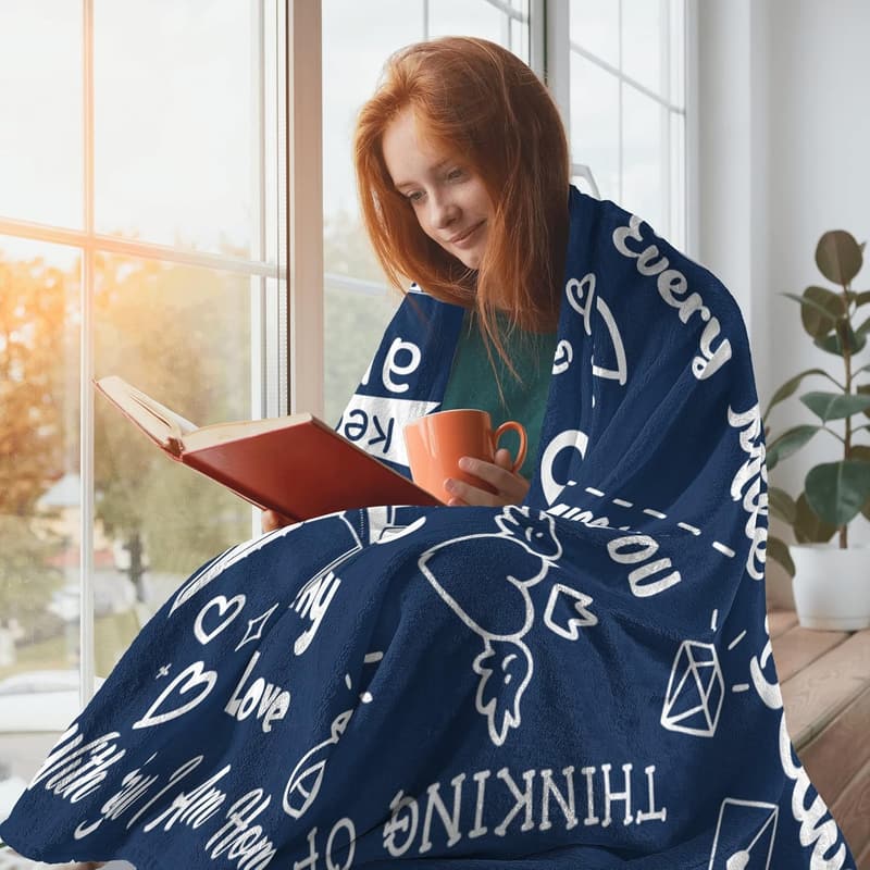 Long Distance Blanket for Boyfriend - 60