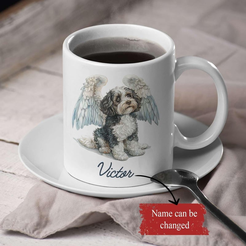 Personalized Havanese Dog Memorial Mug - Custom Name 11oz/15oz