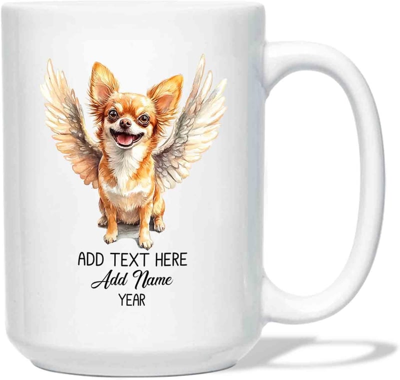 Personalized Chihuahua Memorial Mug - Sympathy Gift for Pet Loss