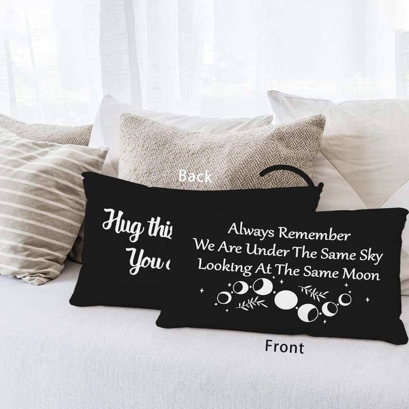 Long Distance Relationship Reversible Pillow Case - 12