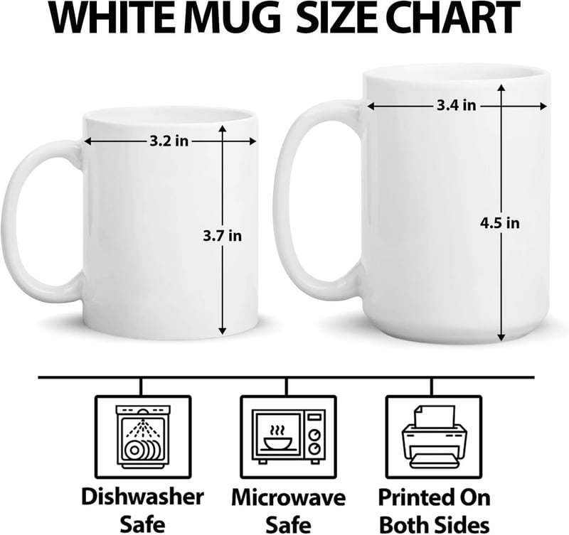Personalized Dog Memorial Mug - Angel Wings Design, 11oz & 15oz