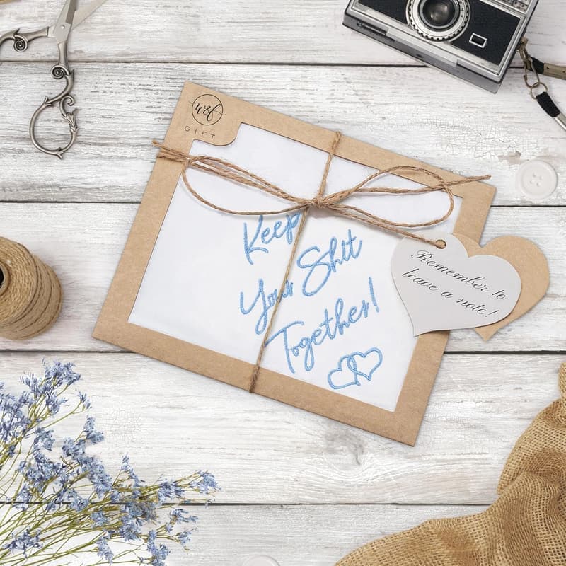 Wedding Day Gift: Embroidered 