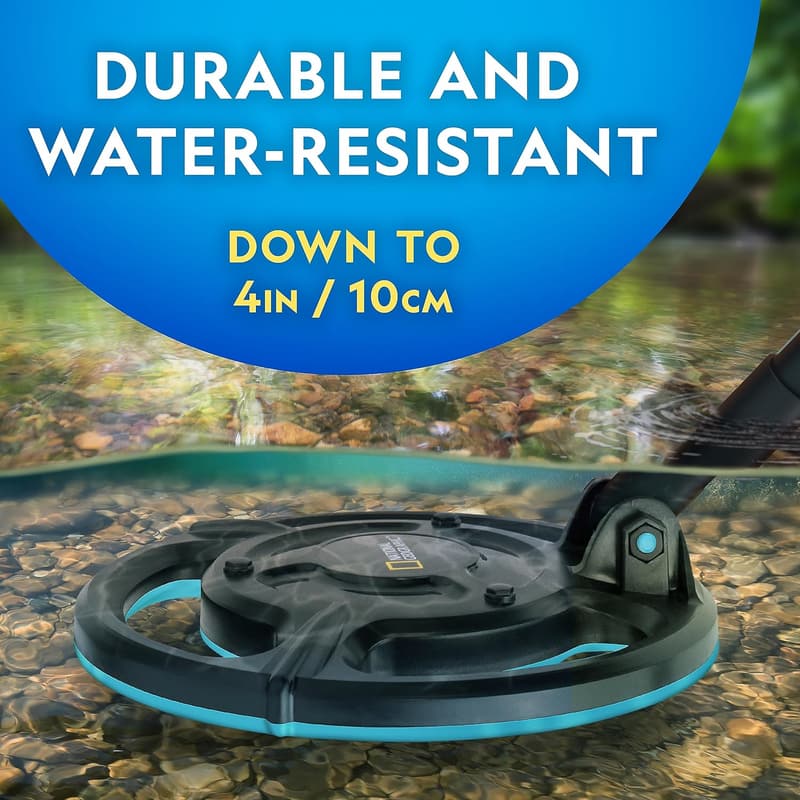 Kids Metal Detector Kit with Waterproof Coil & Trowel