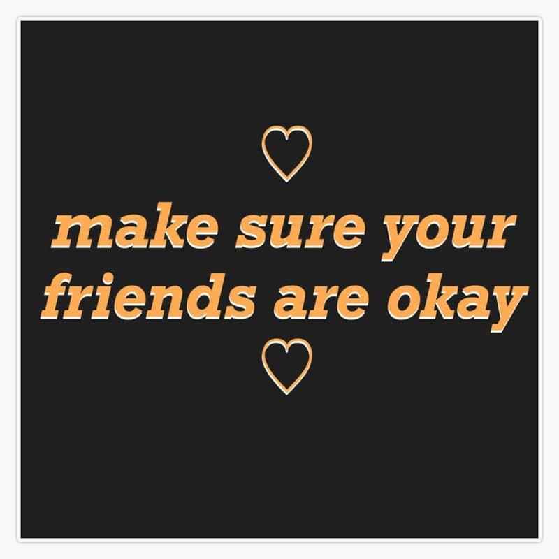 Friends Check-In Vinyl Waterproof Sticker for Car, Laptop, Wall