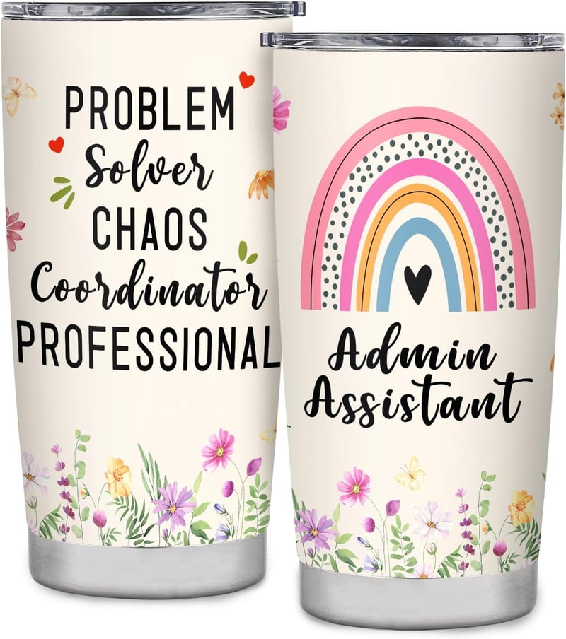 Administrative Professional Day Tumbler Mug for Assistants 20oz