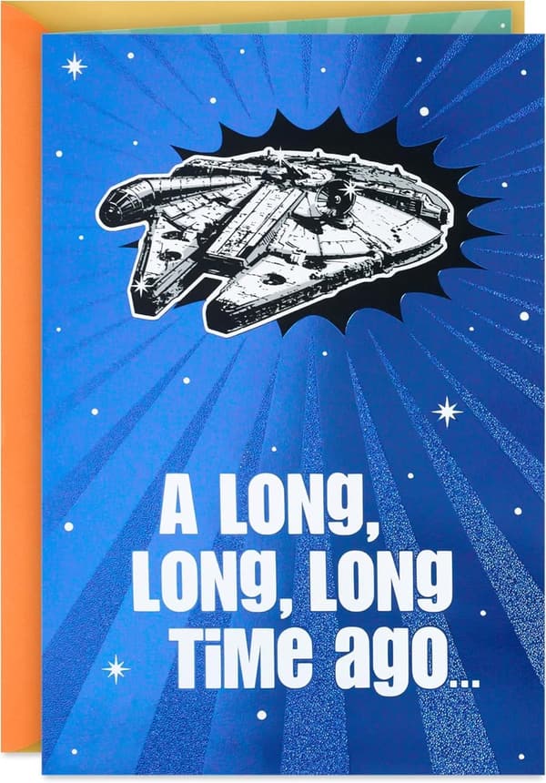 Star Wars Birthday Card with Sound Effects