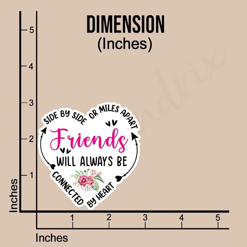 Friendship Vinyl Decal - 