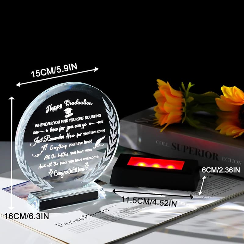 2025 Graduation Plaques with Light Base – Keepsake Gift for All