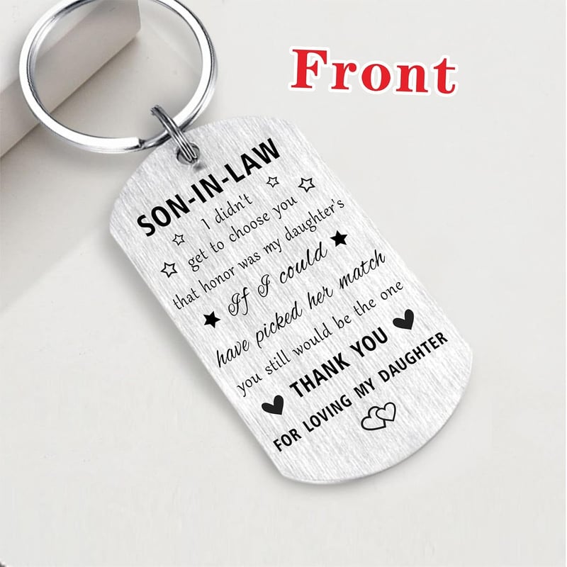 Mother-in-Law Gift for Son-in-Law - Wedding & Birthday Keychain