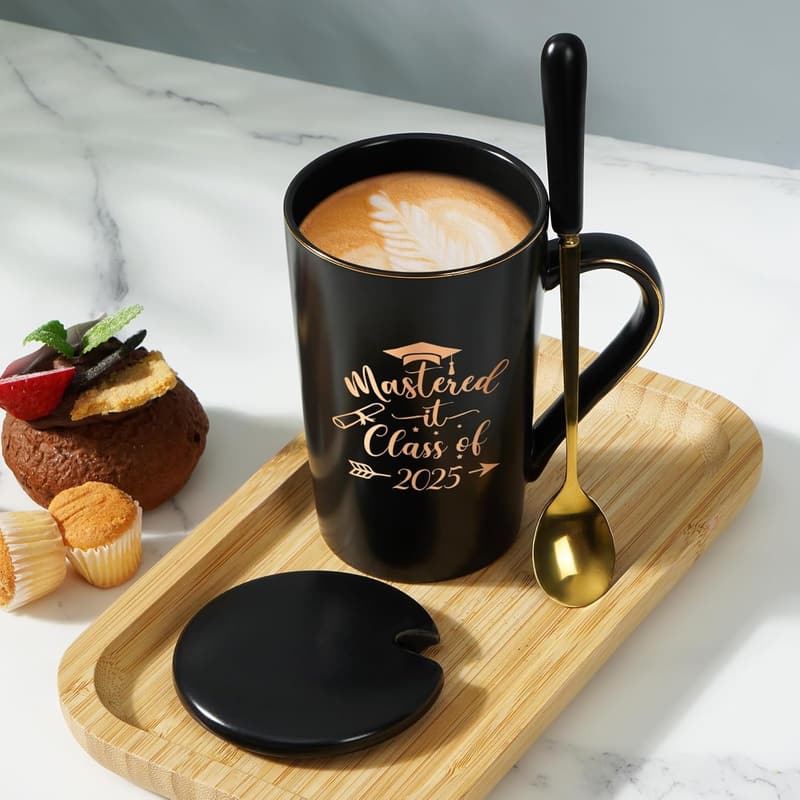 Class of 2025 Graduation Coffee Mug - 14 Oz for Graduates