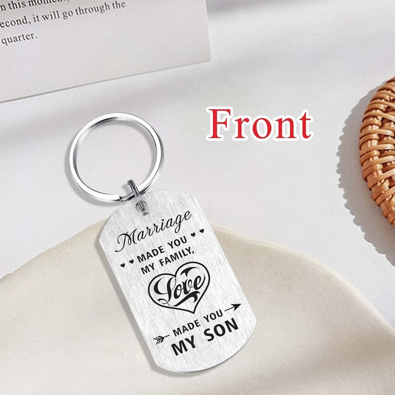 Son-in-Law Gift Keychain - 