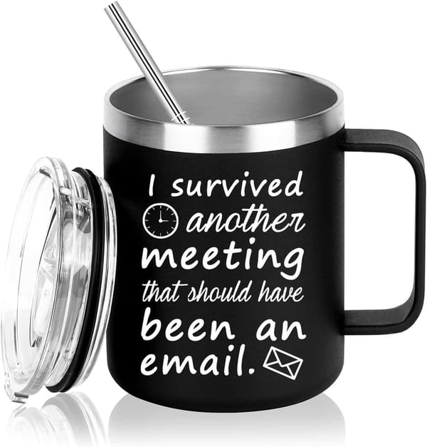 Funny Stainless Steel Coffee Mug for Office Gifts