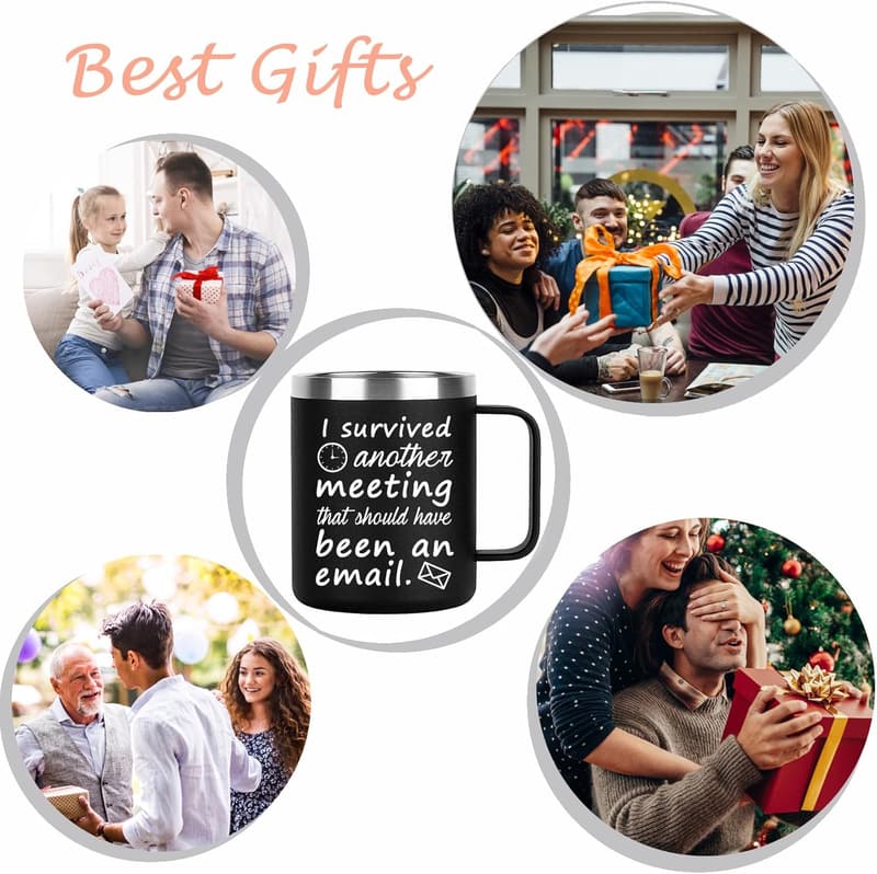 Funny Stainless Steel Coffee Mug for Office Gifts