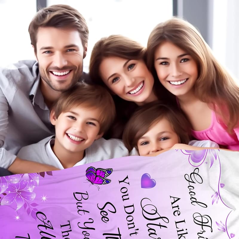 Best Friend Birthday Blanket Gift - 50