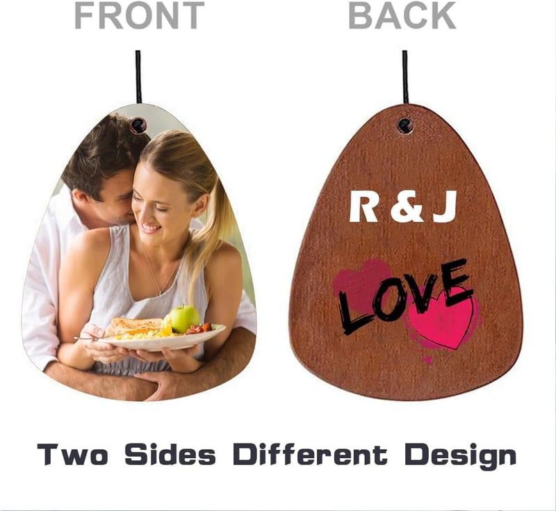 Personalized Memorial Wind Chimes with Photo & Name