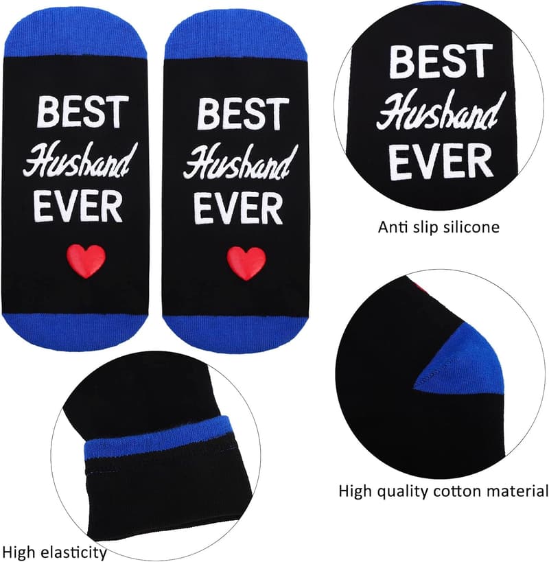 Funny Socks for Husband - Great Gift for Father's Day & Birthdays
