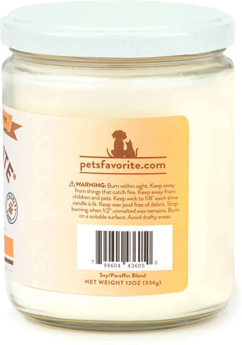 Pet-Friendly Odor Eliminating Candle - 70-Hour Burn Time, Pumpkin Spice