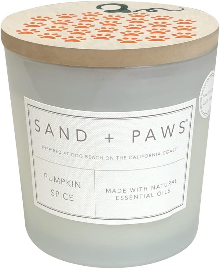 Pumpkin Spice Scented Candle - 21 oz - Pet Odor Neutralizer
