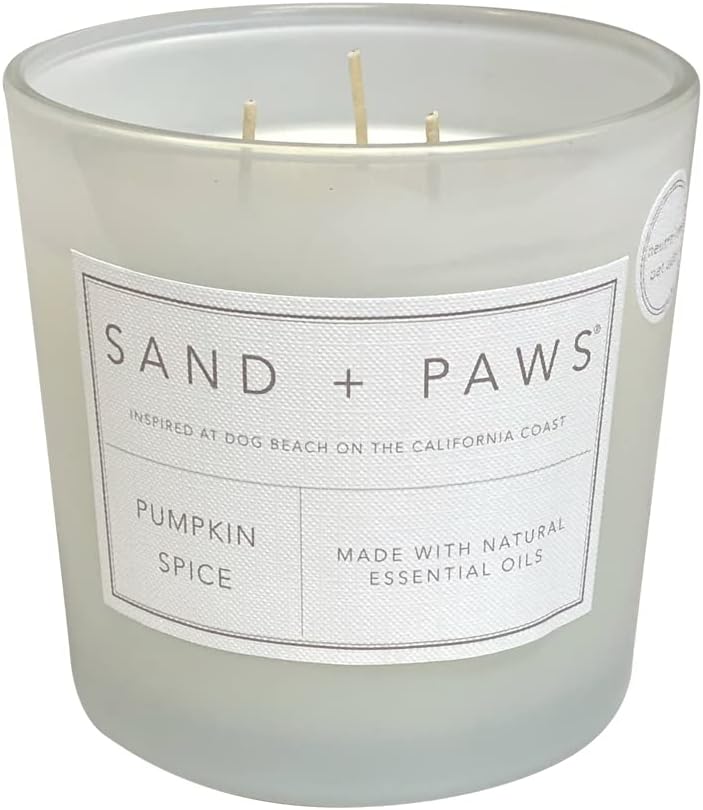 Pumpkin Spice Scented Candle - 21 oz - Pet Odor Neutralizer