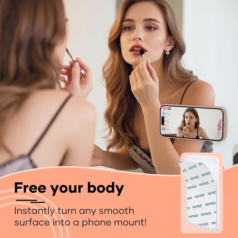 Hands-Free Silicone Phone Grip and Suction Mount