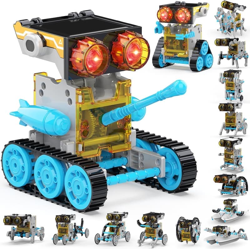 STEM 30-in-1 Solar Robot Kit for Kids Ages 8-12