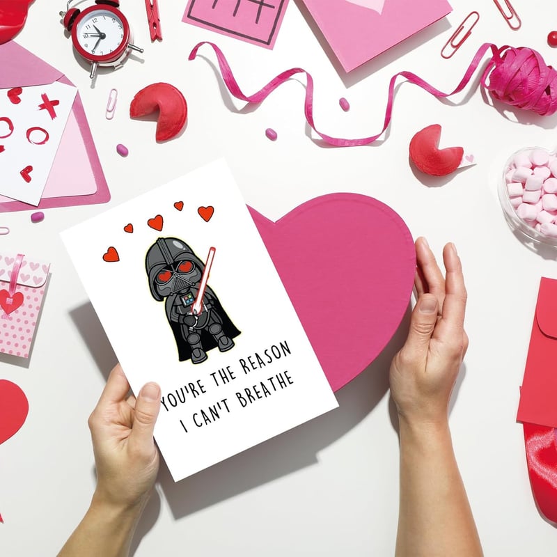 Funny Darth Vader Valentine’s Day Card for Couples
