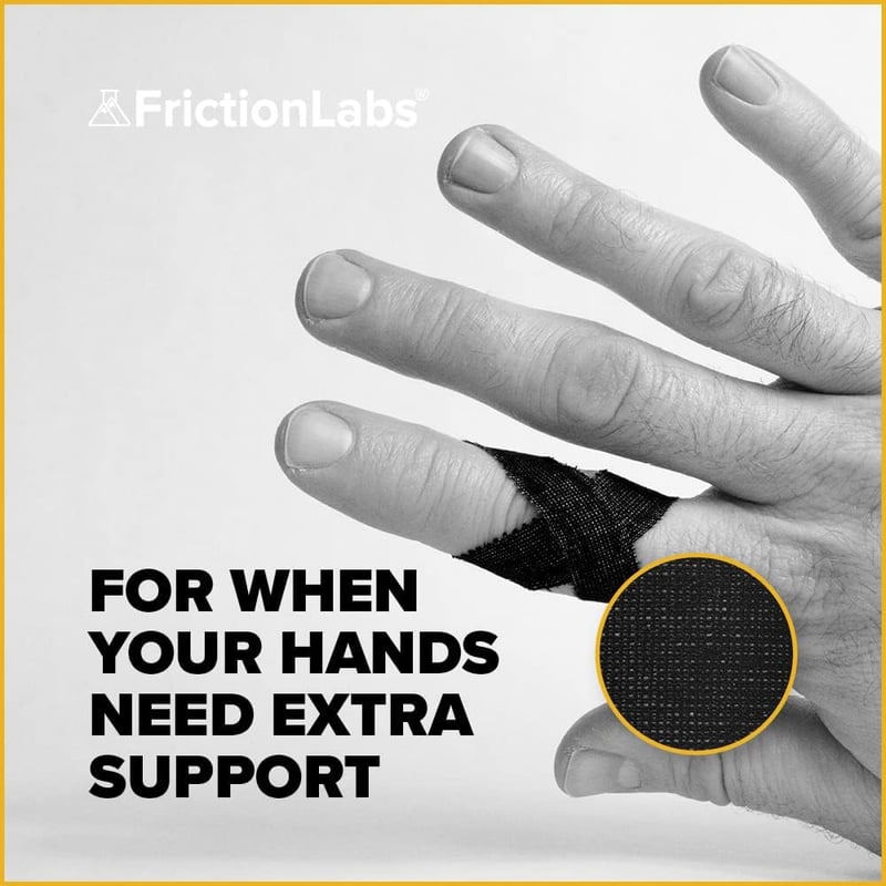 Athletic Finger Tape for Rock Climbing - 1.5” Zinc Oxide, 10 Yards