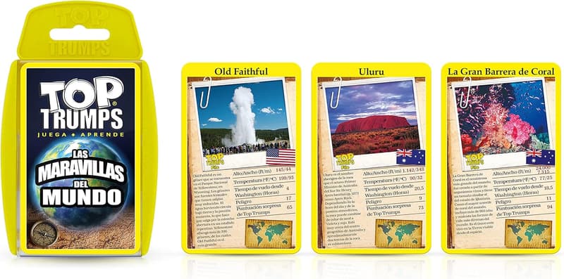Wonders of the World Top Trumps Card Game for Kids