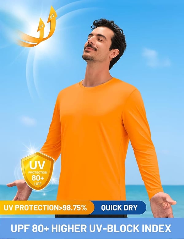 Men's Lightweight Quick-Dry UV Protection Long Sleeve Shirt