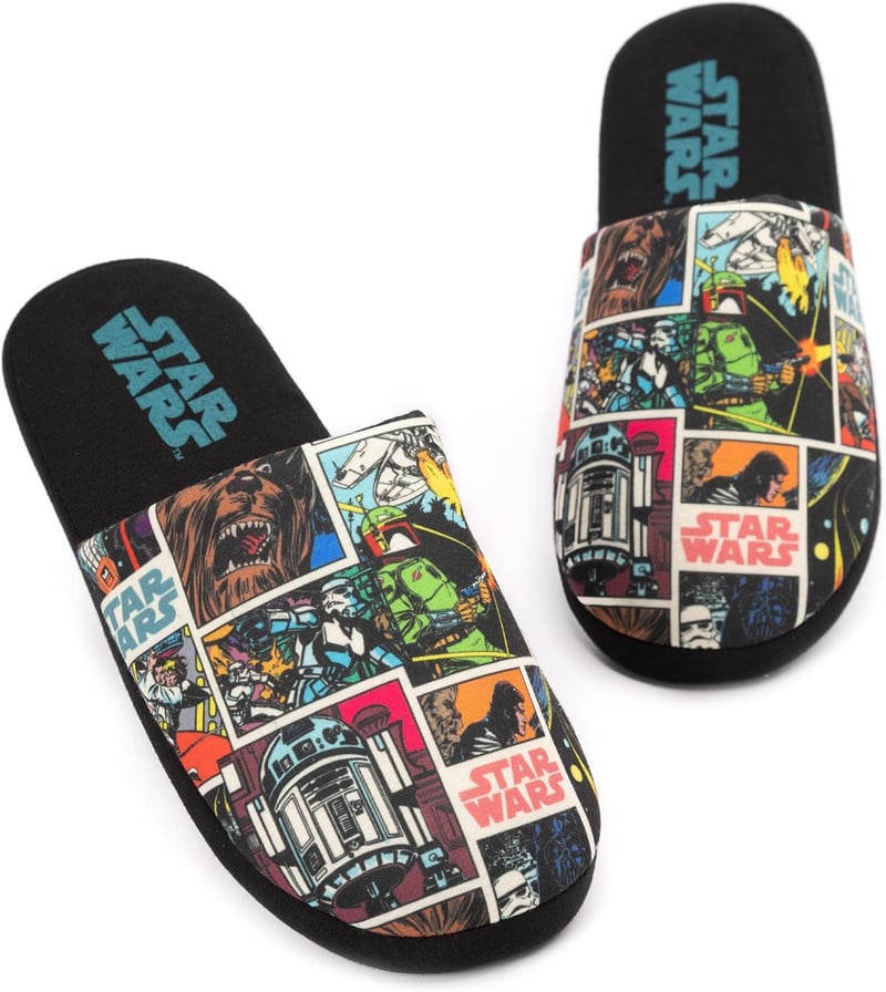 Star Wars Slip-On House Shoes for Men 7-8 UK