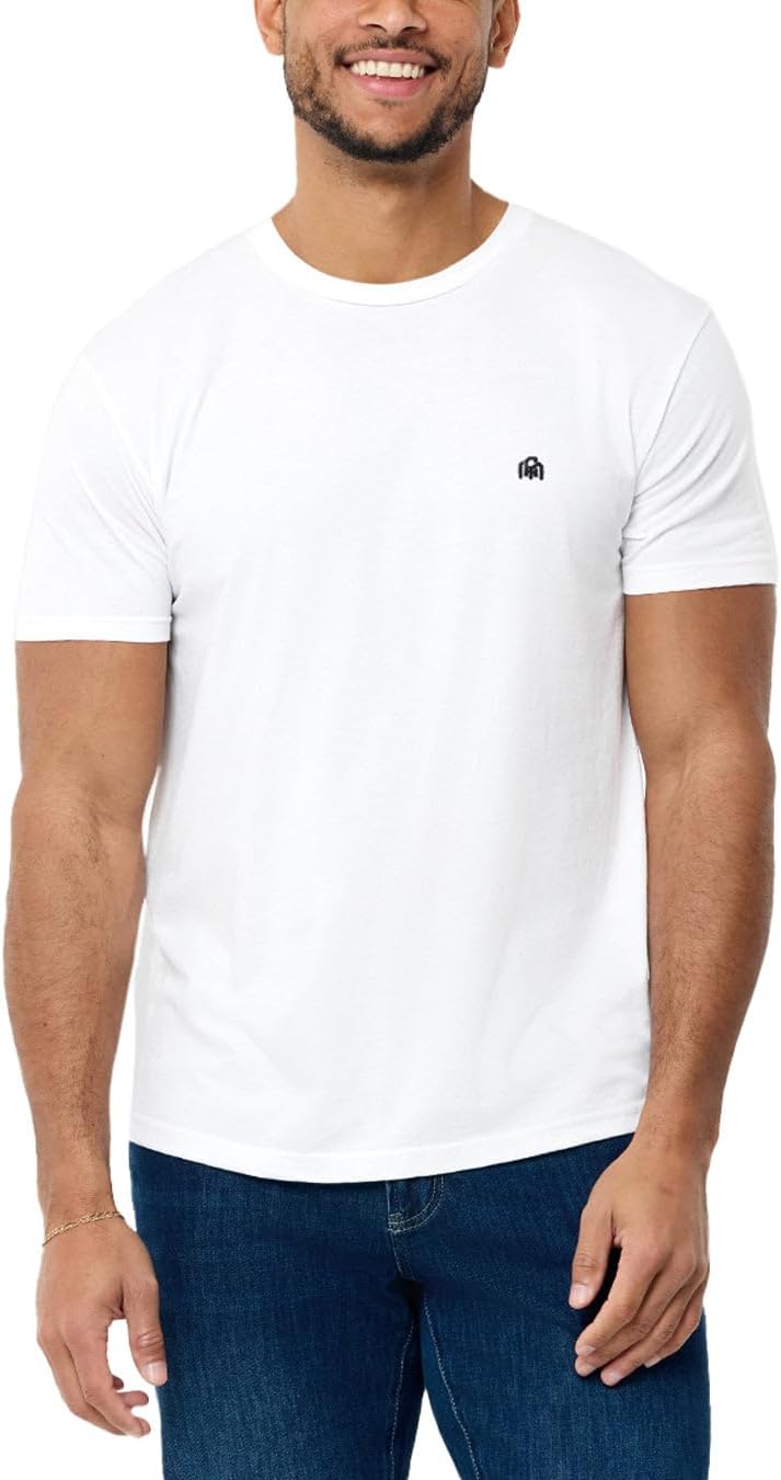 Men's Soft Fitted Crew Neck T-Shirt – Classic Logo Tees S-4XL