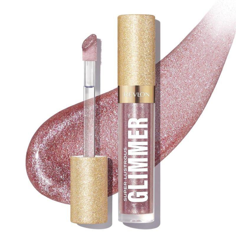REVLON Lavender Lust Non-Sticky Lip Gloss with Plant-Based Glitter