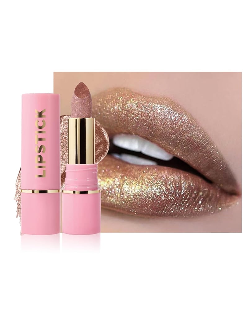Mother's Day Diamond Glitter Lipstick & Shimmer Lip Gloss Set