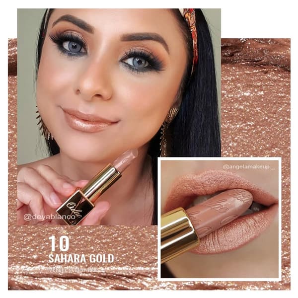Christmas Gift: Oulac Sahara Gold Nude Lipstick - Vegan & Hydrating