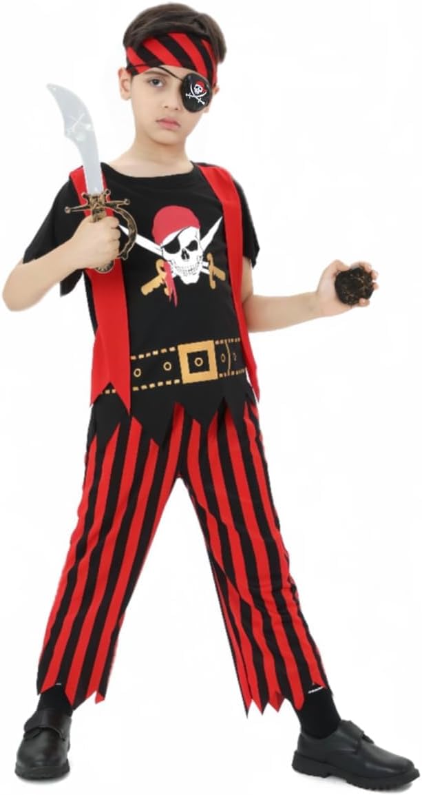Kids Pirate Dress-Up Costume Set