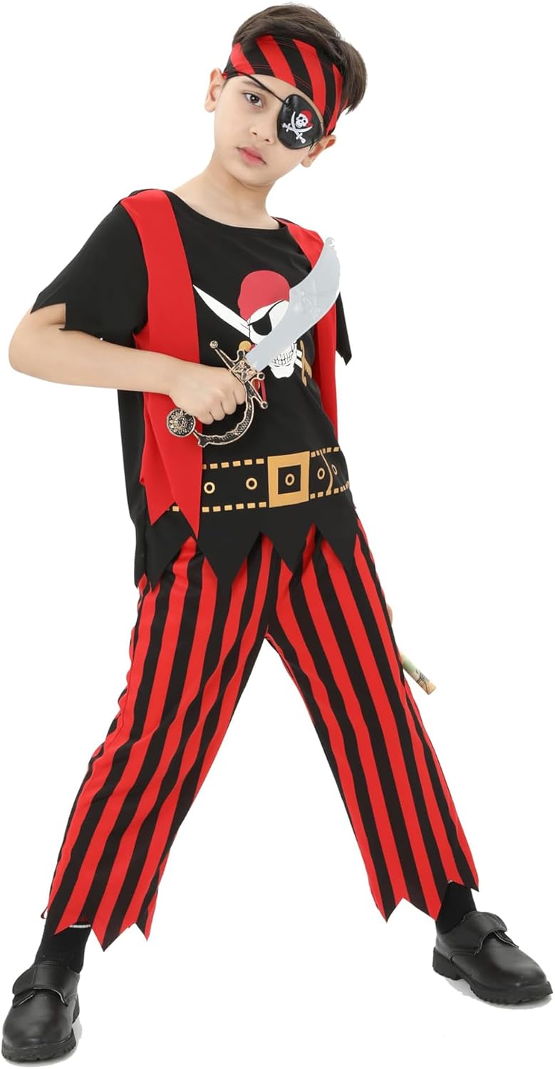 Kids Pirate Dress-Up Costume Set