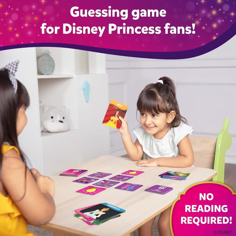 Disney Princess Guess in 10 Junior Card Game for Kids 3-6
