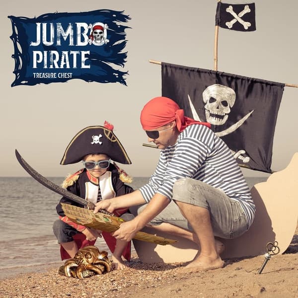 Jumbo Pirate Dig Kit - 12 Treasures for Kids' Birthday Parties