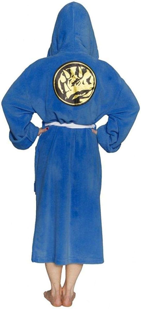 Mighty Morphin Power Rangers Men's Robe, One Size